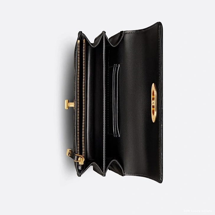 Cheap Bag Miss Lambskin Macrocannage Caro Black Mini 0713 Luxury